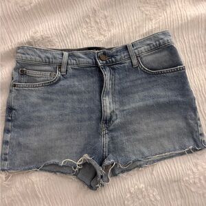 Blue Denim Women's Shorts